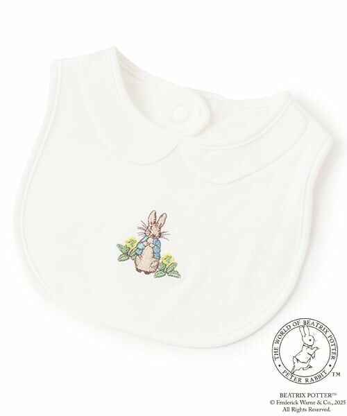 sense of wonder / センス オブ ワンダー スタイ・ビブ | 『ピーターラビット（TM）』シシュウスタイ（オフ ホワイト）