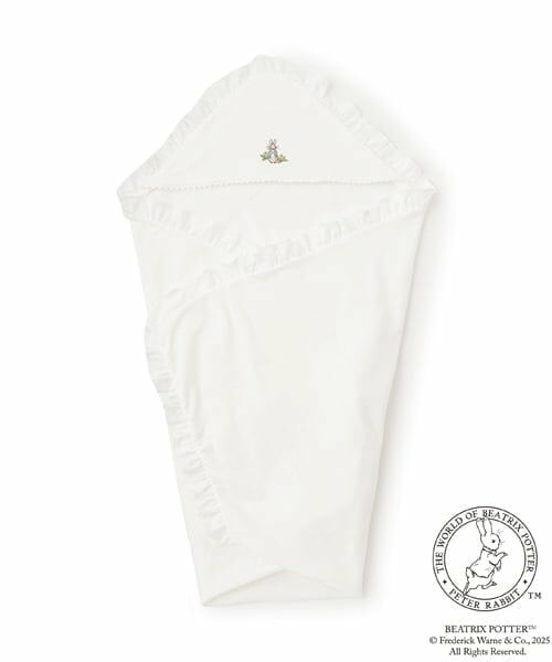 sense of wonder / センス オブ ワンダー ベビー・キッズウエア | 『ピーターラビット（TM）』シシュウアフガン（オフ ホワイト）
