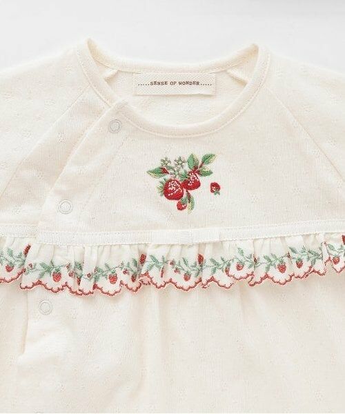 sense of wonder / センス オブ ワンダー ロンパース | 【オーガニック】野イチゴシシュウ2WAYオール | 詳細3