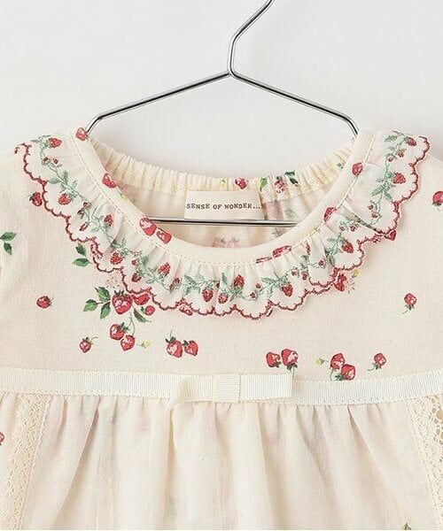 sense of wonder / センス オブ ワンダー ベビー・キッズウエア | 【オーガニック】野イチゴベビースーツ | 詳細3