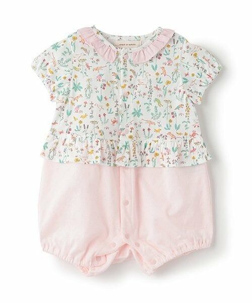 sense of wonder / センス オブ ワンダー ロンパース | THEO GIRL'ｓショートオール（ピンク）