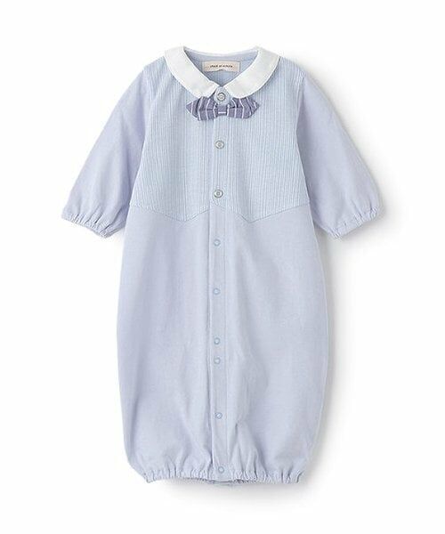 sense of wonder / センス オブ ワンダー ロンパース | ストライプベスト2WAYオール（ブルー）