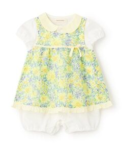 sense of wonder / センス オブ ワンダー ロンパース | フラワーレースエプロンつきショートオール