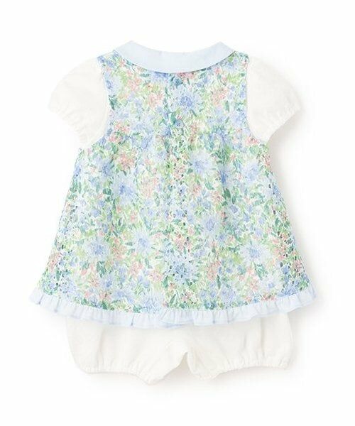 sense of wonder / センス オブ ワンダー ロンパース | フラワーレースエプロンつきショートオール | 詳細1