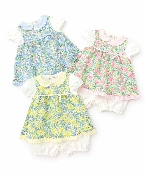 sense of wonder / センス オブ ワンダー ロンパース | フラワーレースエプロンつきショートオール | 詳細11