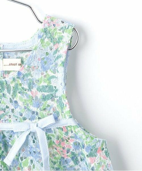 sense of wonder / センス オブ ワンダー ロンパース | フラワーレースエプロンつきショートオール | 詳細4