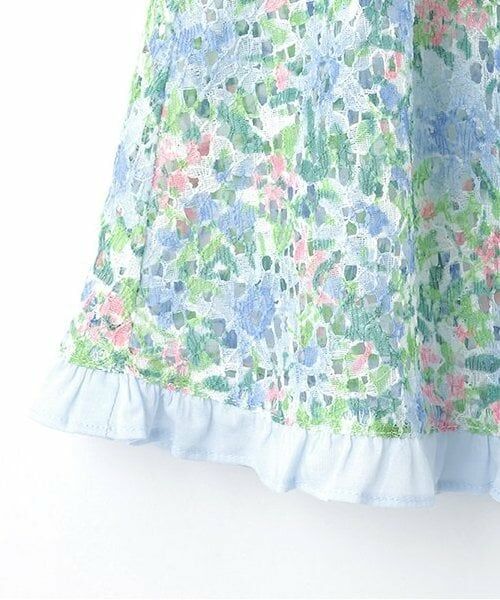sense of wonder / センス オブ ワンダー ロンパース | フラワーレースエプロンつきショートオール | 詳細5