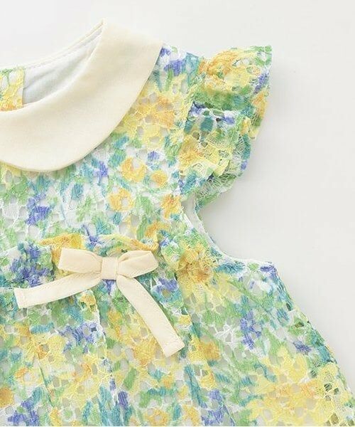 sense of wonder / センス オブ ワンダー ベビー・キッズウエア | フラワーレースベビースーツ | 詳細4