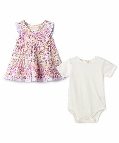 sense of wonder / センス オブ ワンダー ベビー・キッズウエア | ブロードプリントボディスーツセット | 詳細2