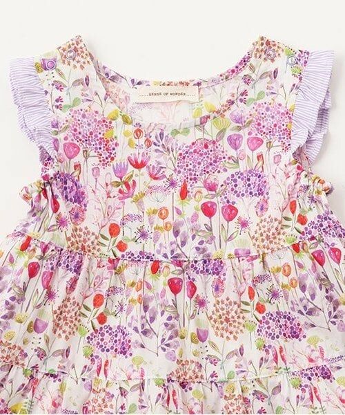 sense of wonder / センス オブ ワンダー ベビー・キッズウエア | ブロードプリントボディスーツセット | 詳細3