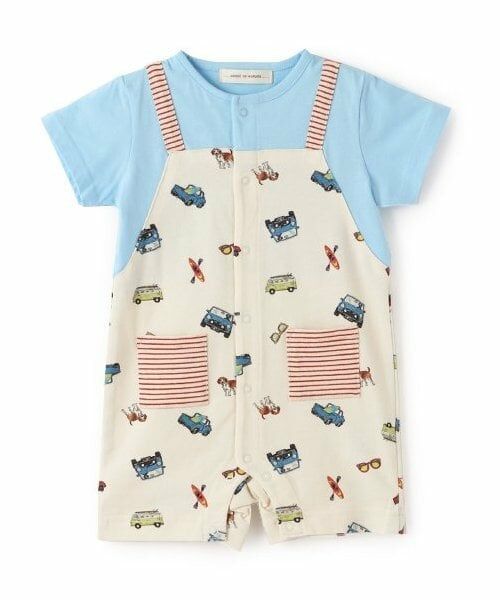 sense of wonder / センス オブ ワンダー ロンパース | クラシックカーショートオール（ECRU(キナリ)）