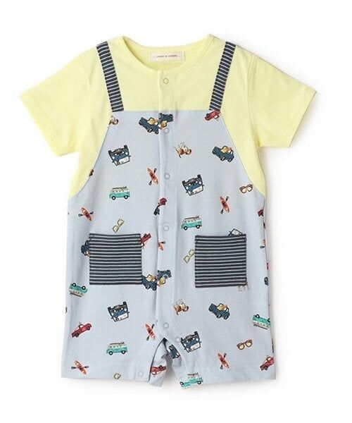 sense of wonder / センス オブ ワンダー ロンパース | クラシックカーショートオール（ブルー）