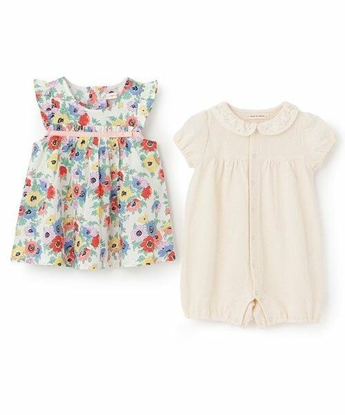 sense of wonder / センス オブ ワンダー ロンパース | 【オーガニック】マデリンエプロンつきショートオール | 詳細2