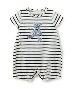 sense of wonder / センス オブ ワンダー ロンパース | リバティアップリケクマショートオール