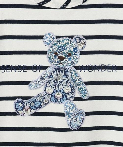 sense of wonder / センス オブ ワンダー ロンパース | リバティアップリケクマショートオール | 詳細4