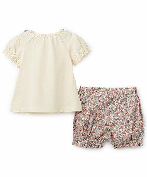 sense of wonder / センス オブ ワンダー ベビー・キッズウエア | リバティアップリケウサギベビースーツ | 詳細1