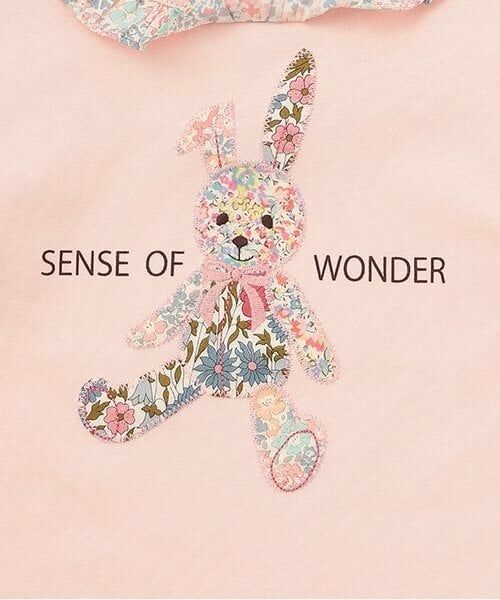 sense of wonder / センス オブ ワンダー ベビー・キッズウエア | リバティアップリケウサギベビースーツ | 詳細4
