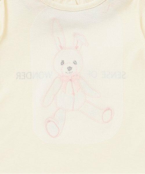 sense of wonder / センス オブ ワンダー ベビー・キッズウエア | リバティアップリケウサギベビースーツ | 詳細6
