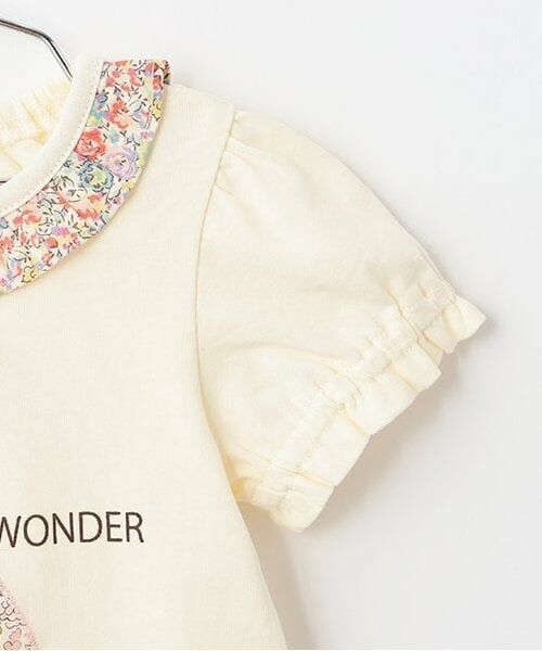 sense of wonder / センス オブ ワンダー ベビー・キッズウエア | リバティアップリケウサギベビースーツ | 詳細7