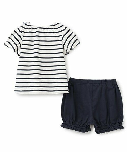 sense of wonder / センス オブ ワンダー ベビー・キッズウエア | リバティアップリケクマベビースーツ | 詳細1