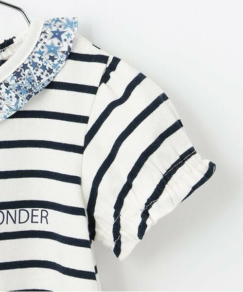 sense of wonder / センス オブ ワンダー ベビー・キッズウエア | リバティアップリケクマベビースーツ | 詳細7