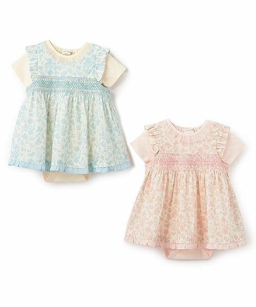 sense of wonder / センス オブ ワンダー ベビー・キッズウエア | 小花スモッキングボディスーツセット | 詳細11