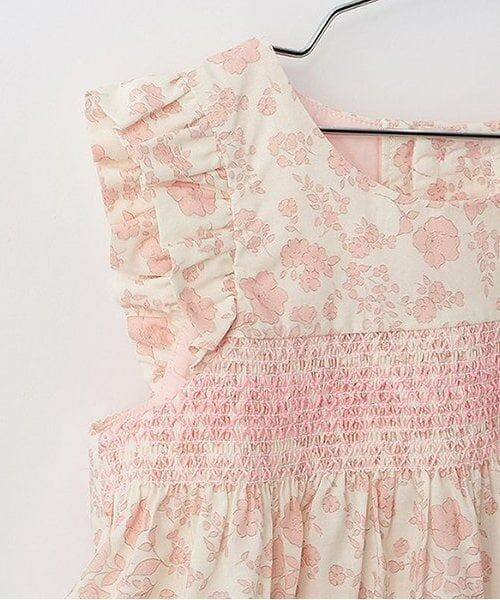 sense of wonder / センス オブ ワンダー ベビー・キッズウエア | 小花スモッキングボディスーツセット | 詳細4