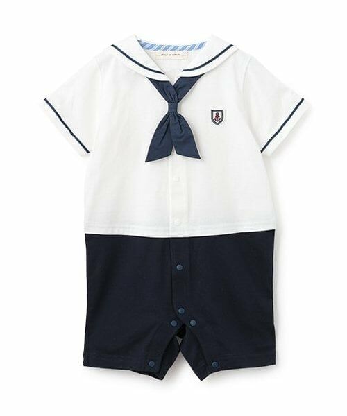 sense of wonder / センス オブ ワンダー ロンパース | セーラーショートオール（オフ ホワイト）