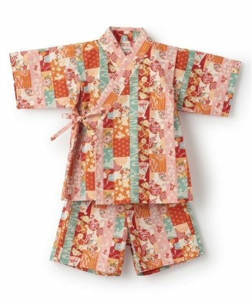 sense of wonder / センス オブ ワンダー 着物・浴衣・小物類 | 甚平スーツ(縞パッチワーク柄) | 詳細1