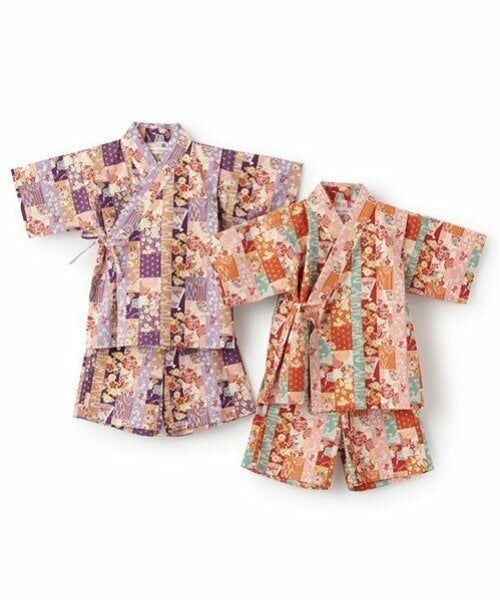 sense of wonder / センス オブ ワンダー 着物・浴衣・小物類 | 甚平スーツ(縞パッチワーク柄) | 詳細12