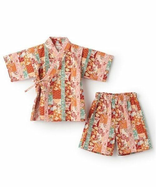 sense of wonder / センス オブ ワンダー 着物・浴衣・小物類 | 甚平スーツ(縞パッチワーク柄) | 詳細3