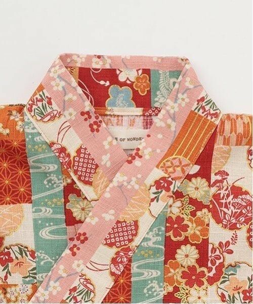 sense of wonder / センス オブ ワンダー 着物・浴衣・小物類 | 甚平スーツ(縞パッチワーク柄) | 詳細4