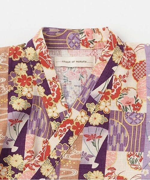 sense of wonder / センス オブ ワンダー 着物・浴衣・小物類 | 甚平オール(縞パッチワーク柄) | 詳細2