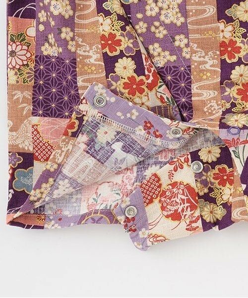 sense of wonder / センス オブ ワンダー 着物・浴衣・小物類 | 甚平オール(縞パッチワーク柄) | 詳細7