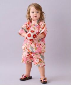 sense of wonder / センス オブ ワンダー 着物・浴衣・小物類 | 甚平スーツ(パッチワーク椿牡丹柄)