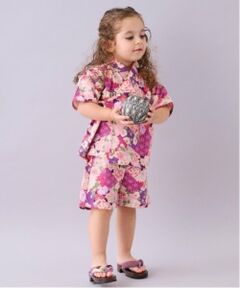 sense of wonder / センス オブ ワンダー 着物・浴衣・小物類 | 甚平スーツ(パッチワーク椿牡丹柄)