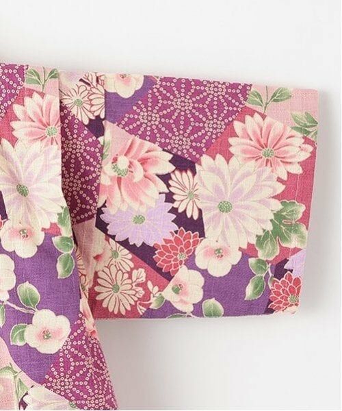 sense of wonder / センス オブ ワンダー 着物・浴衣・小物類 | 甚平スーツ(パッチワーク椿牡丹柄) | 詳細6