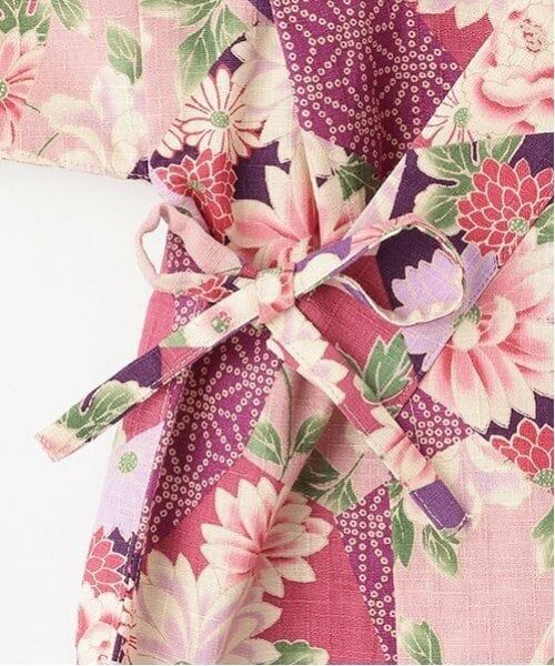 sense of wonder / センス オブ ワンダー 着物・浴衣・小物類 | 甚平スーツ(パッチワーク椿牡丹柄) | 詳細7