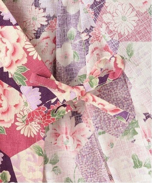 sense of wonder / センス オブ ワンダー 着物・浴衣・小物類 | 甚平スーツ(パッチワーク椿牡丹柄) | 詳細8