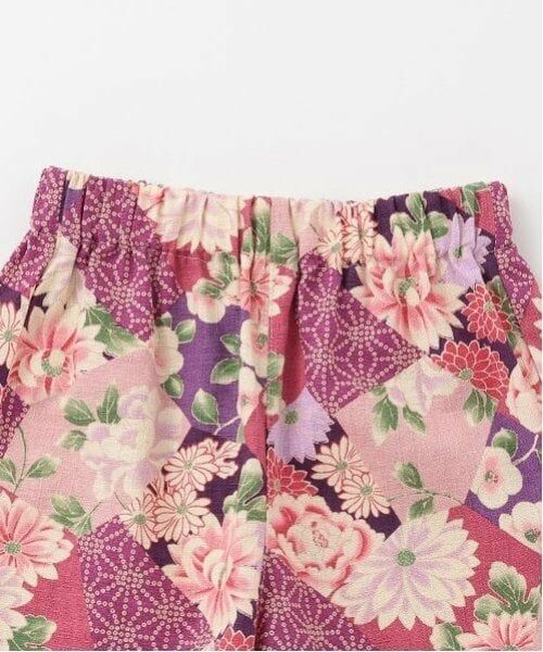 sense of wonder / センス オブ ワンダー 着物・浴衣・小物類 | 甚平スーツ(パッチワーク椿牡丹柄) | 詳細10