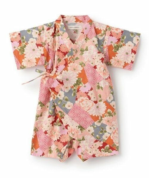 sense of wonder / センス オブ ワンダー 着物・浴衣・小物類 | 甚平オール(パッチワーク椿牡丹柄) | 詳細1