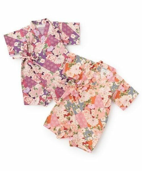 sense of wonder / センス オブ ワンダー 着物・浴衣・小物類 | 甚平オール(パッチワーク椿牡丹柄) | 詳細10