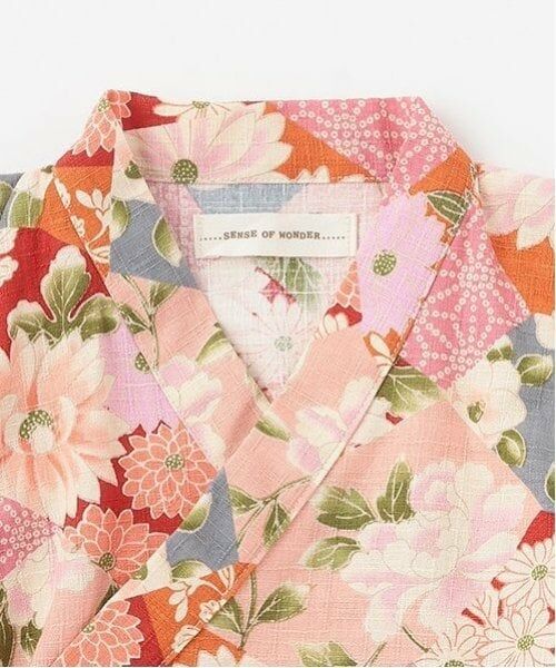 sense of wonder / センス オブ ワンダー 着物・浴衣・小物類 | 甚平オール(パッチワーク椿牡丹柄) | 詳細3