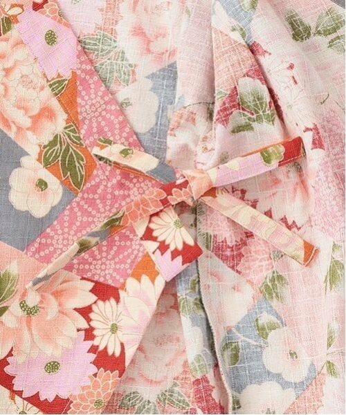 sense of wonder / センス オブ ワンダー 着物・浴衣・小物類 | 甚平オール(パッチワーク椿牡丹柄) | 詳細6