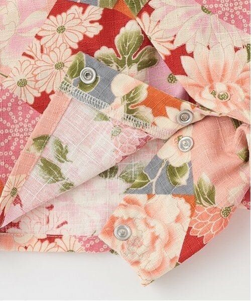 sense of wonder / センス オブ ワンダー 着物・浴衣・小物類 | 甚平オール(パッチワーク椿牡丹柄) | 詳細8