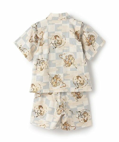 sense of wonder / センス オブ ワンダー 着物・浴衣・小物類 | 甚平スーツ(市松風神雷神柄) | 詳細2