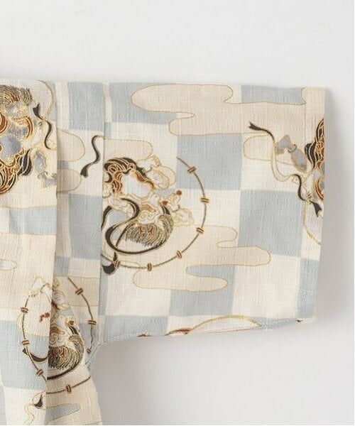 sense of wonder / センス オブ ワンダー 着物・浴衣・小物類 | 甚平スーツ(市松風神雷神柄) | 詳細5