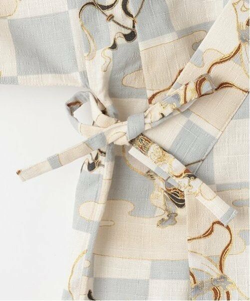 sense of wonder / センス オブ ワンダー 着物・浴衣・小物類 | 甚平スーツ(市松風神雷神柄) | 詳細6