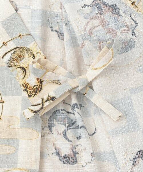 sense of wonder / センス オブ ワンダー 着物・浴衣・小物類 | 甚平スーツ(市松風神雷神柄) | 詳細7