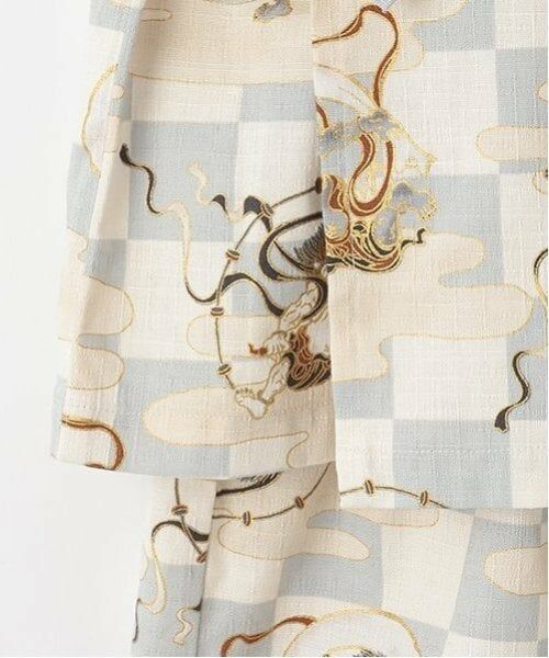 sense of wonder / センス オブ ワンダー 着物・浴衣・小物類 | 甚平スーツ(市松風神雷神柄) | 詳細8